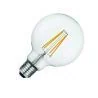 SPL | Filament LED | Grandes douilles E27 | Ampoule Globale | Lumineuse | 8W | Dimmable