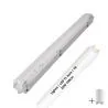 Lighto | Pack LED TL + Luminaire | T8 | 1x24W | 150cm | IP65 | Étanche | Remplace 1x58W TL