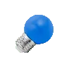 Lighto | Ampoule LED | Grande douille E27 | Ampoule boule | Bleu | 45mm | 1W