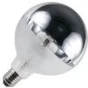 SPL | Ampoule halogène à miroir | Gros culot E27 | Ampoule sphérique | Argentée | 125mm | 42W
