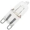 Ampoule halogène | G9 | Lampe à incandescence | Transparente | 44mm | 25W