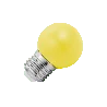Lighto | Ampoule LED | Grande douille E27 | Ampoule boule | Jaune | 45mm | 1W