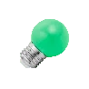 Lighto | Ampoule LED | Grand modèle E27 | Ampoule boule | Verte | 45mm | 1W