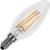 Lighto | Filament LED | Petit culot E14 | Lampe à bougie | Lumineux | 35mm | 4W