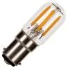Lampe à tube Bailey | Filament LED | Ba15d Raccord à baïonnette 2.5W | Dimmable