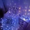 Modee | guirlande lumineuse de Noël LED | 10m | 100 lumières avec 8 modes d'éclairage | IP44 | Lumière blanche froide