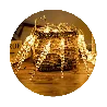 Modee | guirlande lumineuse de Noël LED | 2.85m | 20 lumières | IP44 | Lumière blanc chaud