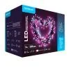Modee | Guirlande de lumières de Noël LED | 3m | 288 lumières avec 8 niveaux de lumière| IP44 | Lumière rose et blanc froid