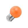 Lighto | Ampoule LED | Grand modèle E27 | Ampoule boule | Orange | 45mm | 1W