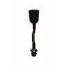Cordon de suspension E27 extensible 0,4 - 1,2 mètres noir