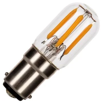 Lampe à tube Bailey | Filament LED | Ba15d Raccord à baïonnette 2.5W | Dimmable