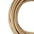 Câble en tissu Bailey 2 fils champagne métallisé 3m