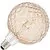 Bailey | LED Globelamp | Grande ampoule E27 Dimmable | 3W (remplace 20W) Or 125mm
