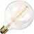 Ampoule à filament de carbone Globe | Grande douille E27 | 60W 125mm Clair