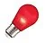 Lighto | Filament LED | Grande douille E27 | Rouge | Ampoule boule | 45mm | 2W | Dimmable | Convient pour câble barbelé