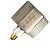 SPL | Filament LED | Grand modèle E27 | Lampe cubique | Lumineuse | Fumée | 4W | Dimmable