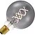Lighto | Filament LED | Grande douille E27 | Ampoule globe | Titane | 95 mm | 5 W