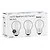 Bailey | 3x LED Ball Lamp | Large socket E27 | 2W