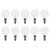 Ampoule | Petite douille E14 | Ampoule boule | Mat | 45mm | 7W
